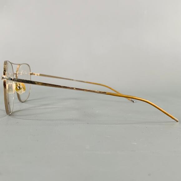 GOTTI Gold Metal Aviator Eyewear Frames - Picture 4 of 6